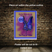 Water Fighterfly Poster - The Flow of Water 16x20